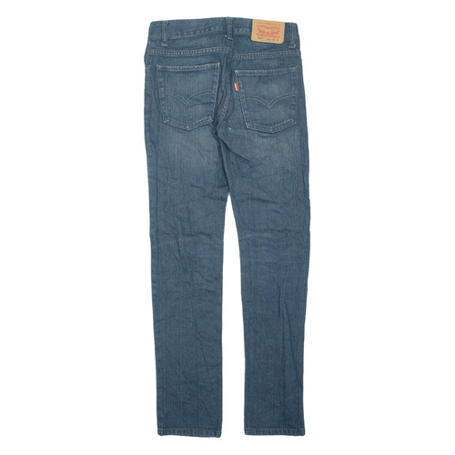 LEVI'S 510 Jeans Blue Denim Slim Skinny Boys W26 L26 - Picture 3 of 6