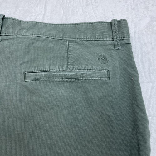 An Original Penguin Shorts Mens Tagged 38 Green Golf Casual Outdoor - Picture 11 of 11