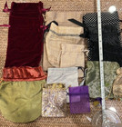 Drawstring Fabric Gift Bag Pouch Set of 14 — photo 3