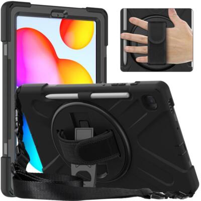 Rugged Case Samsung Galaxy Tab S6 Lite 10.4 P613 P619 P610 P615 Hand Stand Cover