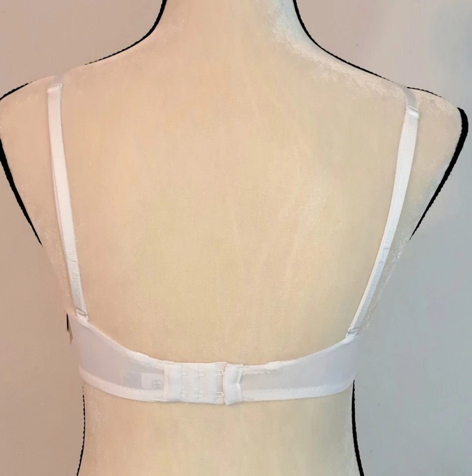 So Soft Lift Multi Way Bra Size 32B White Underwire Demi Balconette Lace - Image 3 of 4