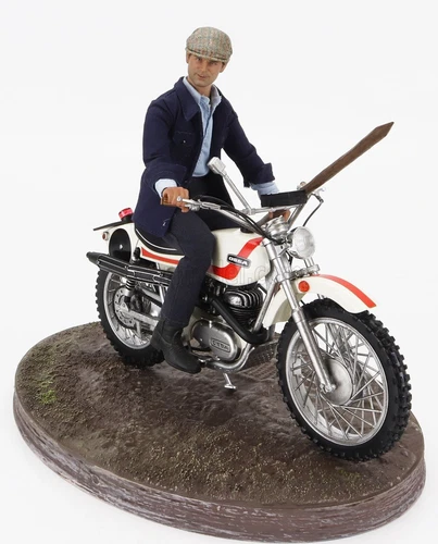 1/12 CLC-MODELS - OSSA | 250 AE73 ENDURO 1973 WITH TERENCE HILL SMALL ACTION FIG - Imagen 1 de 1