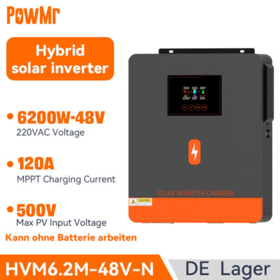 6200W 220Vac 48Vdc All In One Solar Wechselrichter - Foto 6