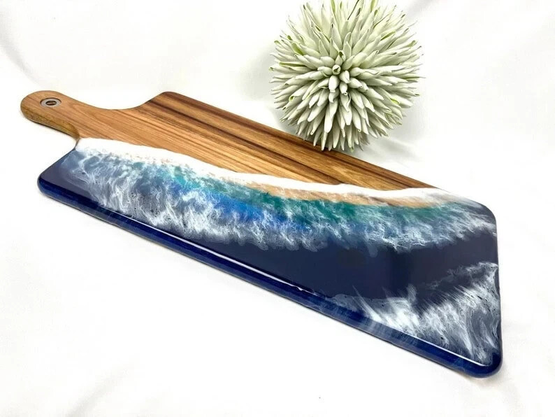 Epoxy Resin Charcuterie Board | Epoxy Custom Size Chopping