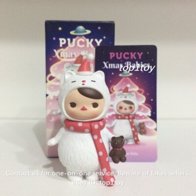 POP MART x PUCKY Xmas Babies Polar Bear Baby Mini Figure | eBay
