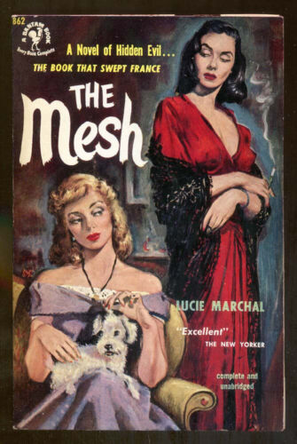 Libro de bolsillo The Mesh de Lucie Marchal-Bantam primera impresión-1951 - Imagen 1 de 1