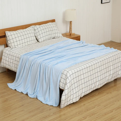 Kuscheldecke Flauschige Wohndecke Flanell Fleecedecke Sofadecke Bettüberwurf - Bild 10 von 46