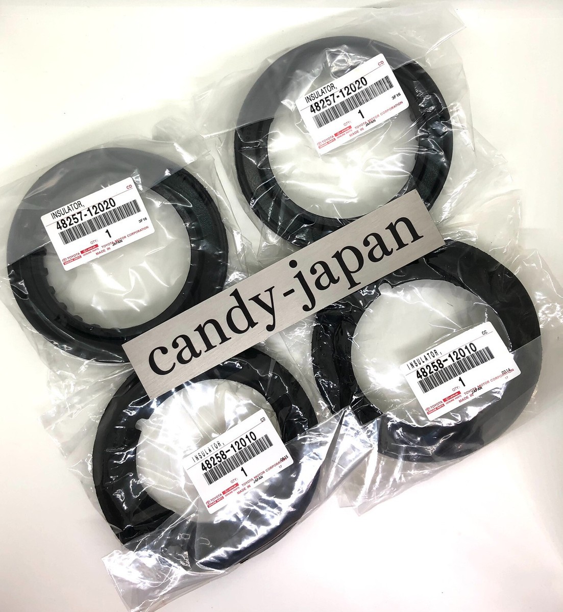 るぅ Toyota Genuine Coil Spring Insulator Corolla AE86 Rear Upper