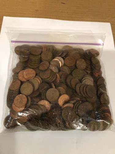 CANADIAN CENTS PENNIES MIXED YEARS - 2lbs12oz