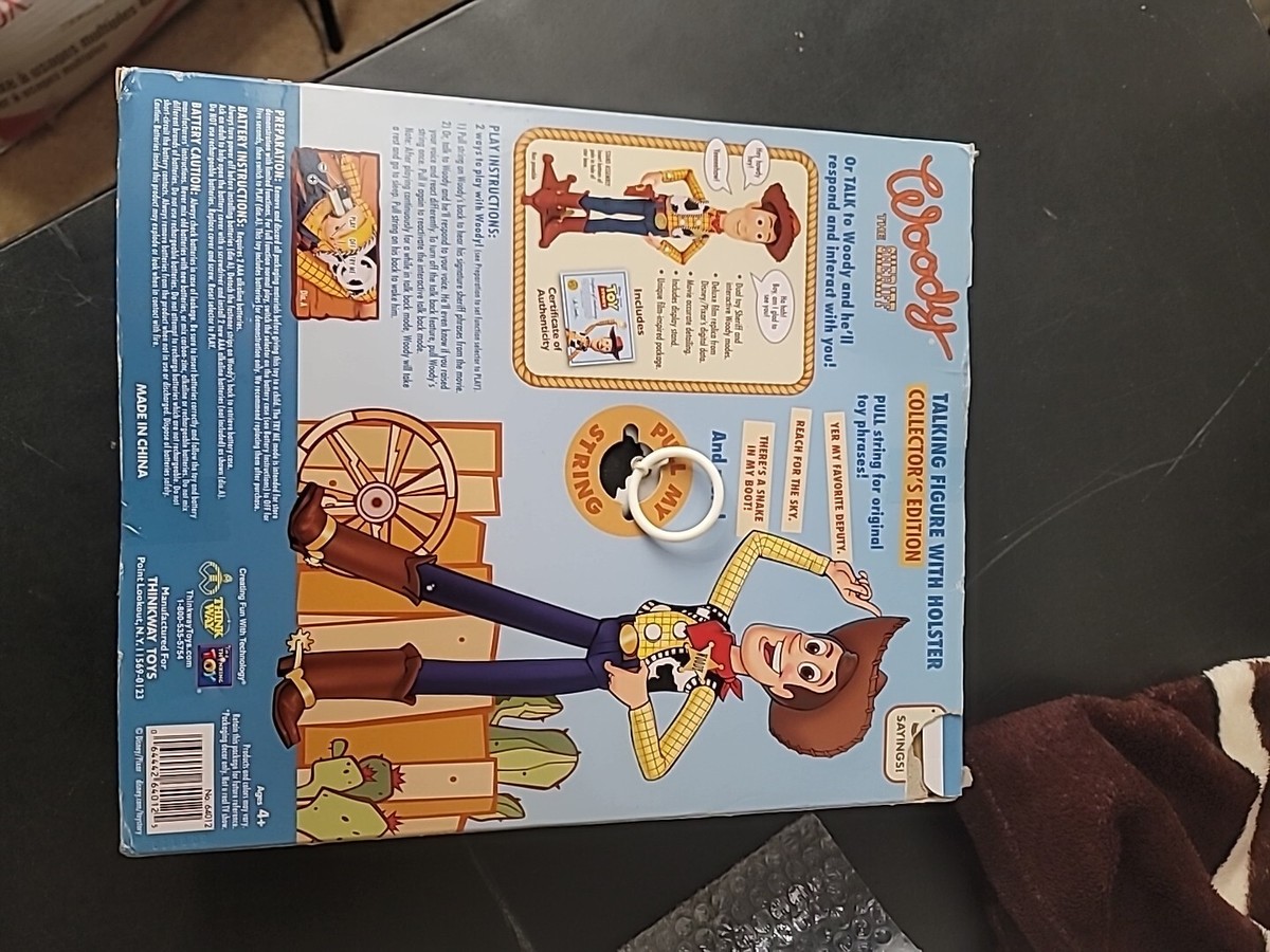 Toy Story Talking Woody the Sheriff Signature Collection (SEALED) Works  Tested