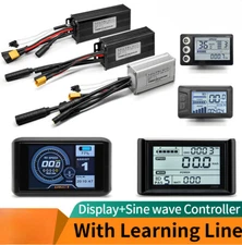 E-bike Sine Wave Waterproof Controller 24 36 48V 350/750/1000W Controller