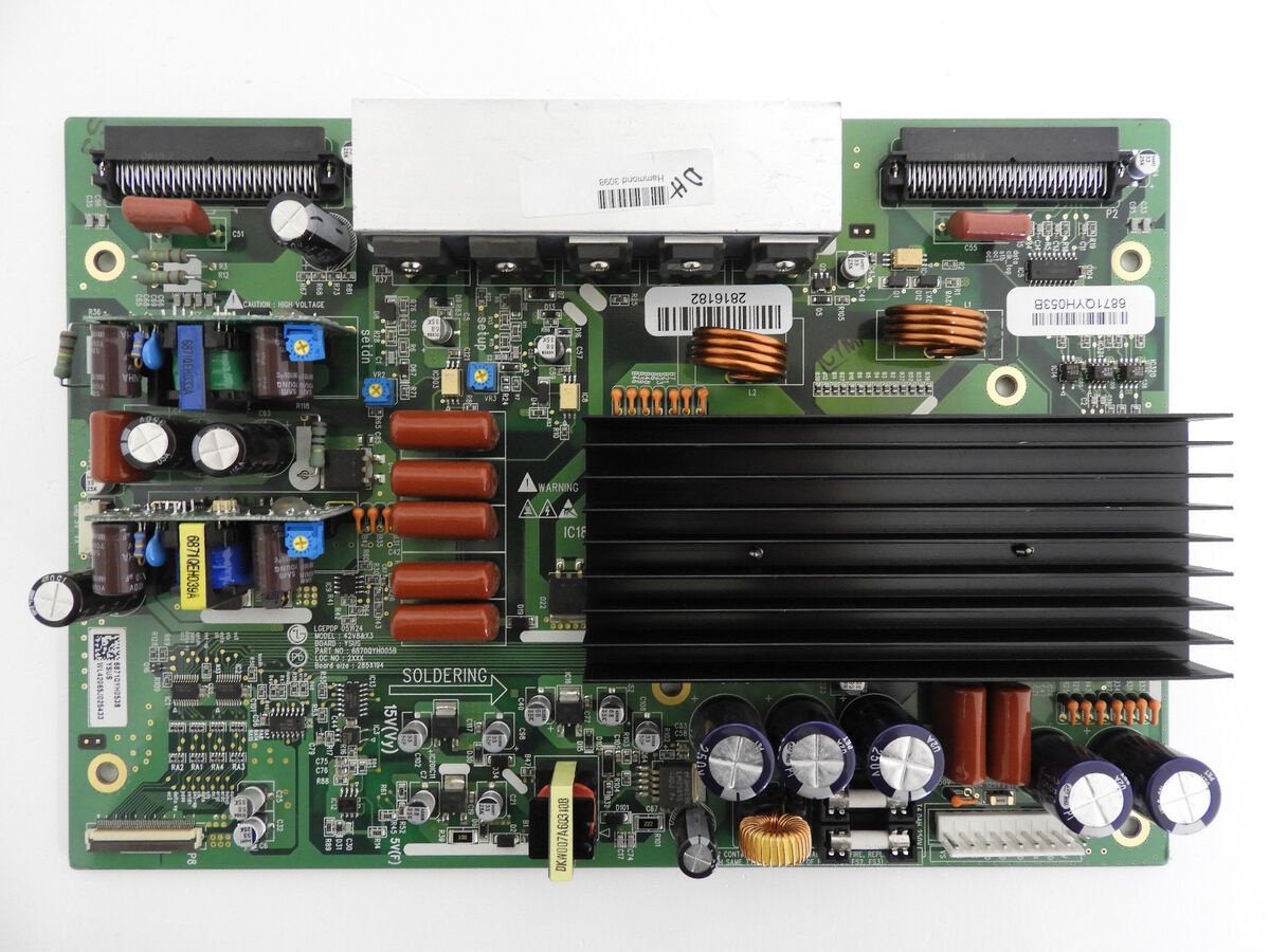 Akai PDP4273M1 / Sony FWD-42PX2 / Zenith Z42PX3D-UE YSUS Board 6871QYH053B Akai PDP4273M1 / Sony FWD-42PX2 / Zenith Z42PX3D-UE YSUS Board 6871QYH053B