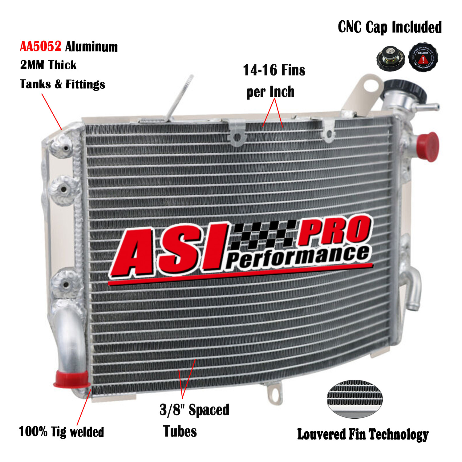 Aluminum Cooling Radiator For 2004-06 Yamaha YZFR1 YZF R1 YZF-R1 5VY-12461-00-00