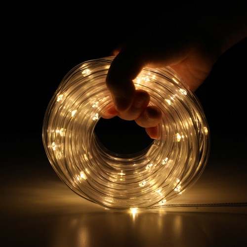 Solar LED Fairy String Lights Starry Rope Strip Waterproof for Garden Patio Path - Picture 40 of 48