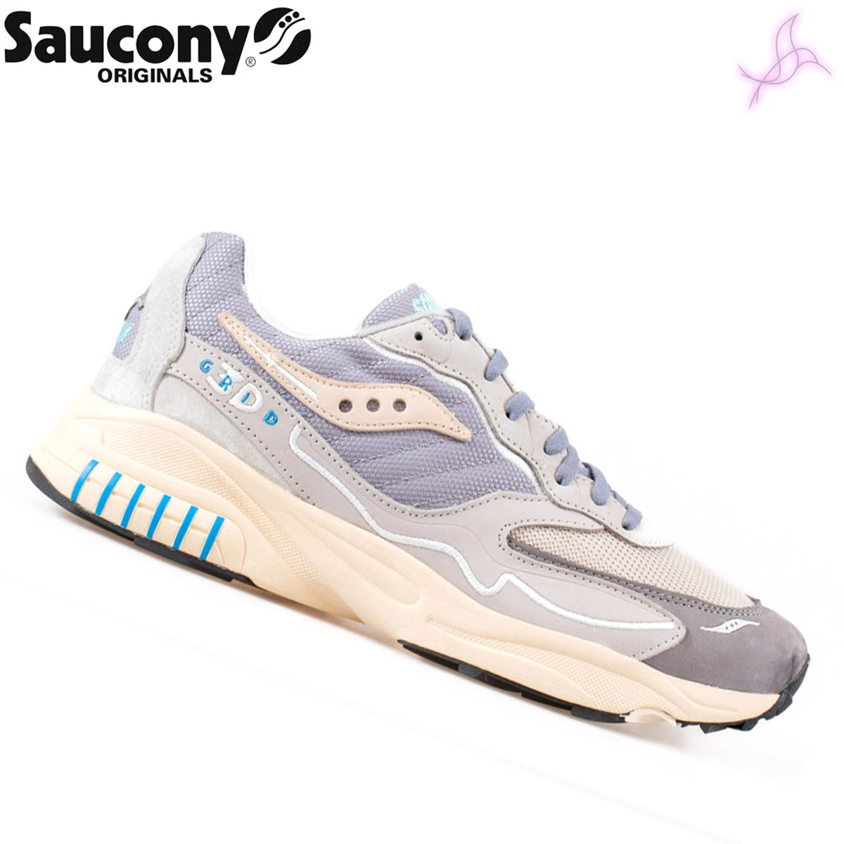 Sneakers Saucony 3D GRID HURRICANE S706 Unisex Grey 137460