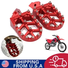 Pit Bike Foot Pegs Pedals Footpegs CNC for Z50R XR50R CRF80F XR100R CRF80F Red