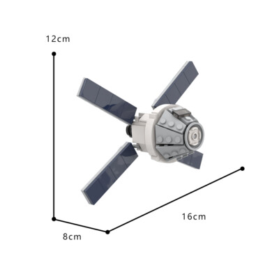 Orion Spacecraft Spaceship Modell 1:110 Scale 174 Stück   C9156 Neu