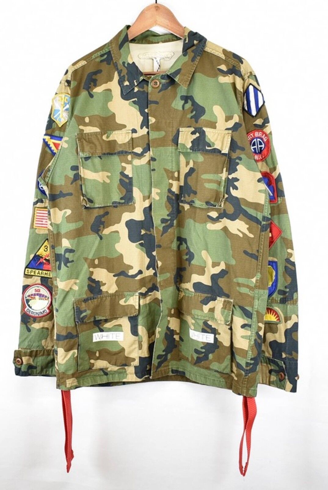 OFF-WHITE Embellished Camo Field (M / Camo) w/ Patches | eBay