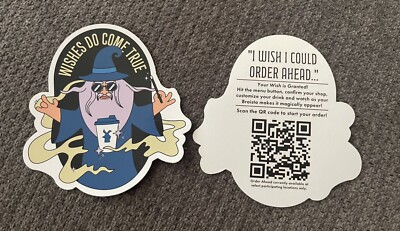 Dutch Bros Wizard sticker   Wishes Do Come True  Drop Date 10/10/24