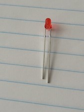 Lot Of 100 Pcs - 3mm Red Led Bulbs