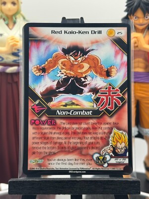 Dragon Ball Z CCG Red Kaio-Ken Drill 25 Kid Buu Saga Unlimited Common!