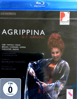 BluRay  Händel : Agrippina  Susanne Geb Konrad Junghänel Wächter ovp
