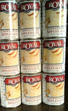 LOT OF 9 Royal Unsweetened Applesauce, 15oz ea (BEST BY  4/28 (7), 10/27 (2)