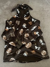 Peanuts Snoopy Fleece Blanket Hoodie L/XL Oversize