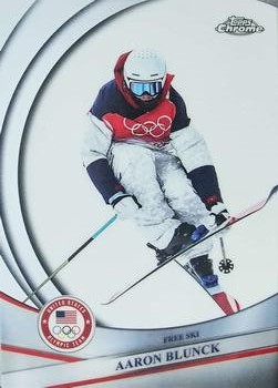 2026 Topps Chrome U.S. Winter Olympic & Paralympic Team Aaron Blunck 40 USA