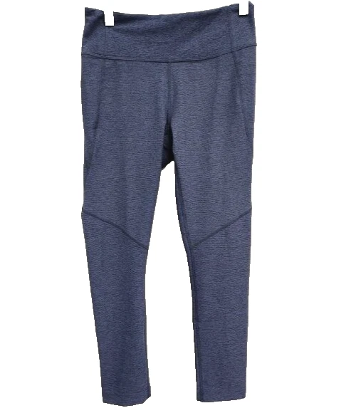 Outdoor Voices Warm Up 3/4 Leggings Womens Small Navy Activewear Exercise NWT