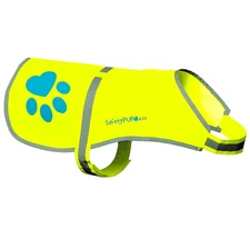 Dog Reflective Vest XL Size Neon Yellow Hi Vis Safety Vest Keeps Dogs Visible