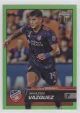2023 Topps Chrome MLS Neon Green Refractor /99 Brandon Vazquez #92 fm0