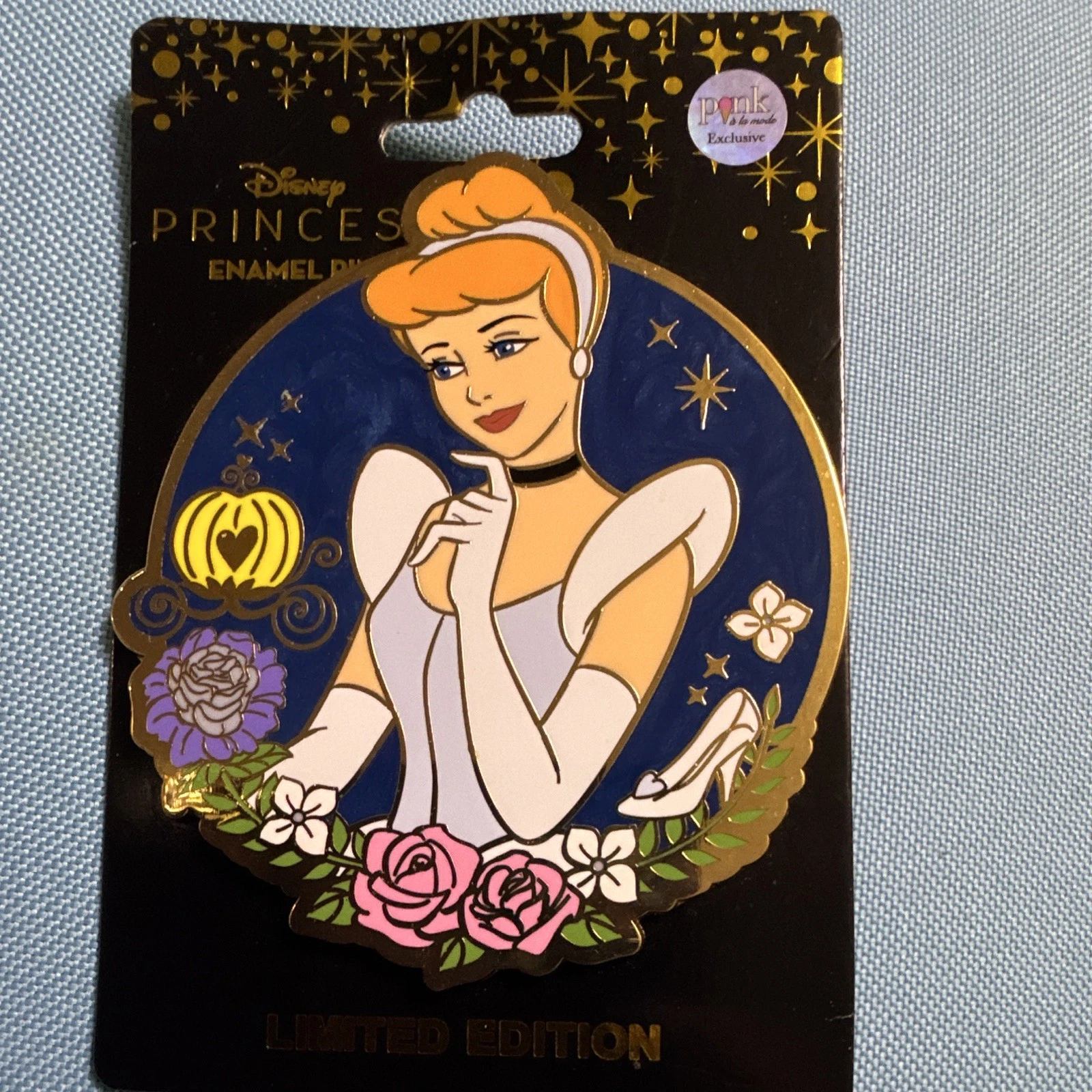 Disney Princess Cinderella Enamel Pin Single Limited Edition Pink a la Mode Excl