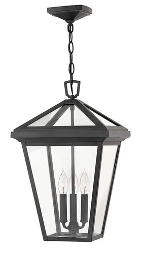Hinkley Lighting 2562 Black Alford Place 3-Light 12"W Outdoor Pendant - Picture 1 of 7