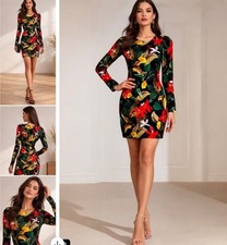 Alice & Olivia Tropical Sunrise Mini Vibrant Floral Jungle Core Bold Exotic 2