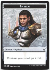 Emblem - Gideon, Ally of Zendikar T Battle for Zendikar 12 LP