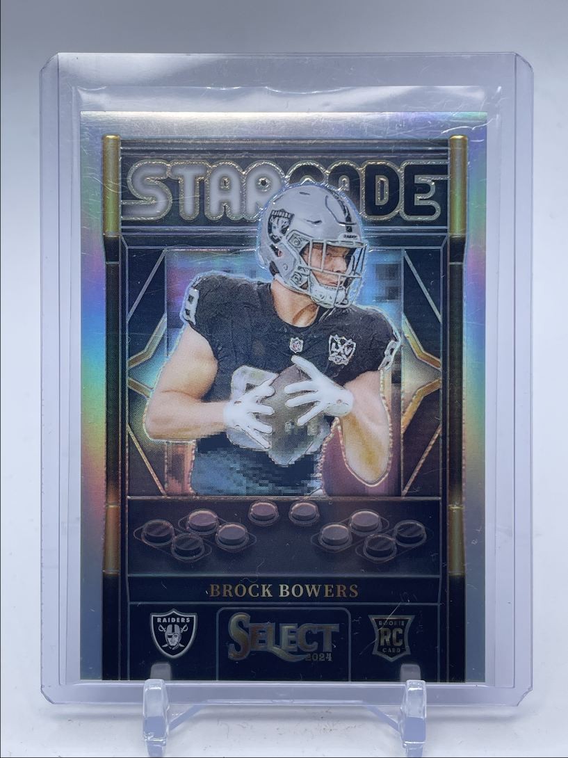 BROCK BOWERS 2024 SELECT STARCADE ROOKIE SILVER PRIZM CASE HIT SSP RC Q3292