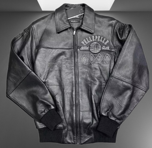 Men's Pelle Pelle Marc Buchanan Bomber Jacket Genuine Cowhide