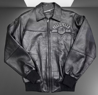 Men's Pelle Pelle Marc Buchanan Bomber Jacket Genuine Cowhide