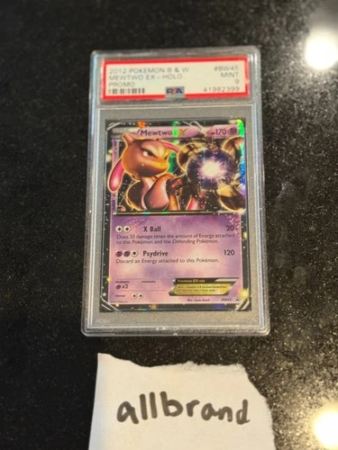 2012 Pokemon B&W Mewtwo EX Holo #BW45 Promo PSA 9 MINT EXTREMELY LOW POP