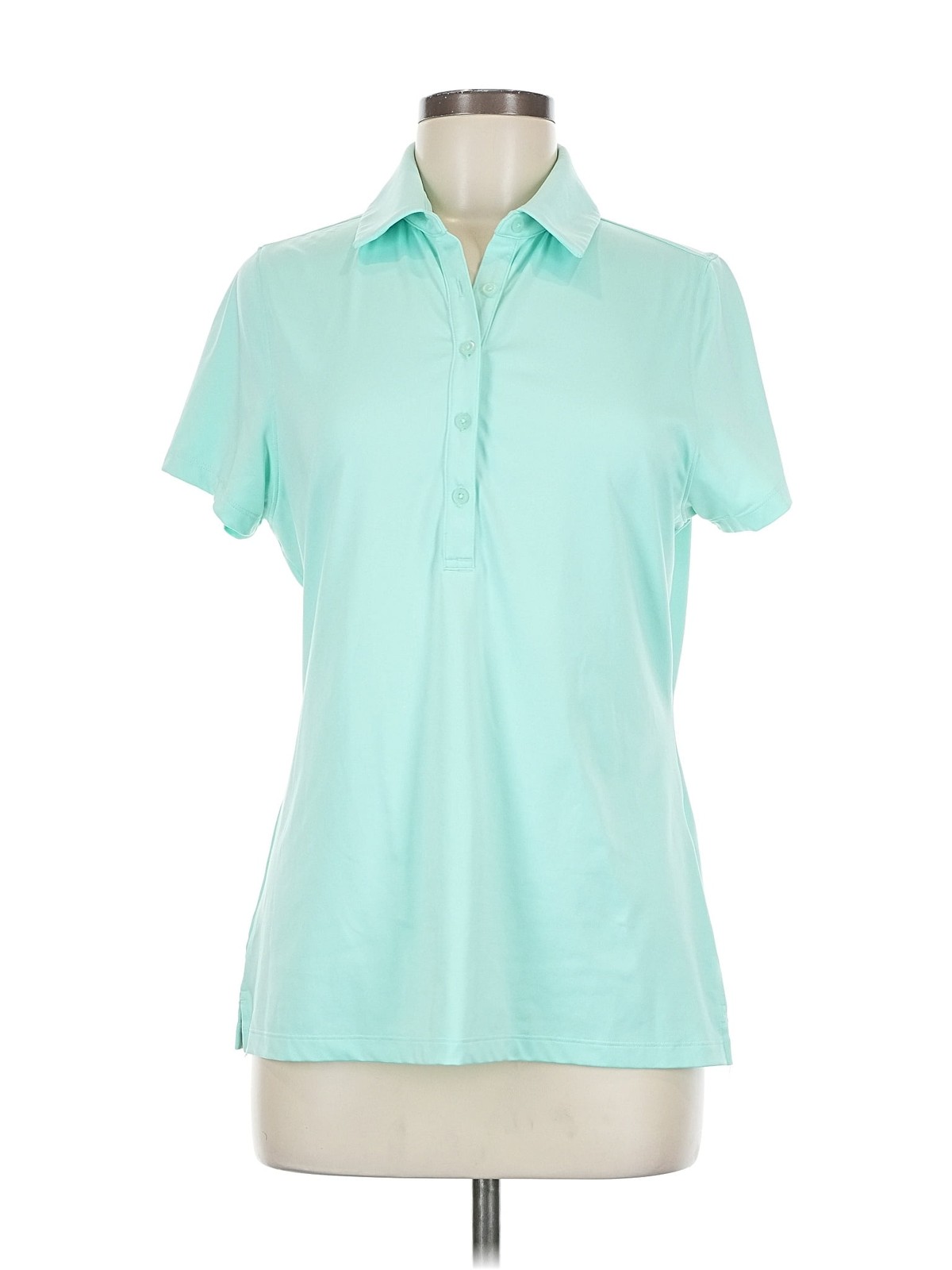 Under Armour Women Green Short Sleeve Blouse M