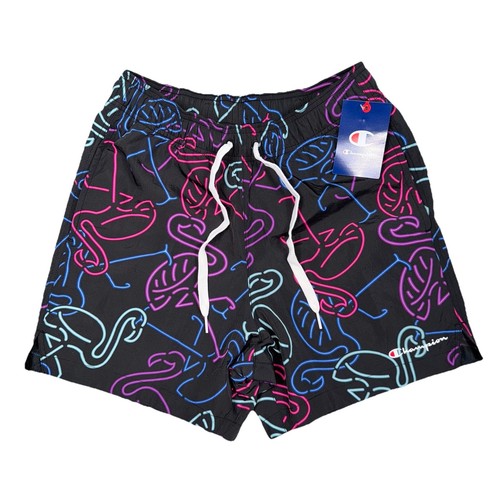 Champion Neon Flamingo All Over Print 'AOP' Shorts 892025 592382 A7KR Men's NEW - Picture 1 of 9