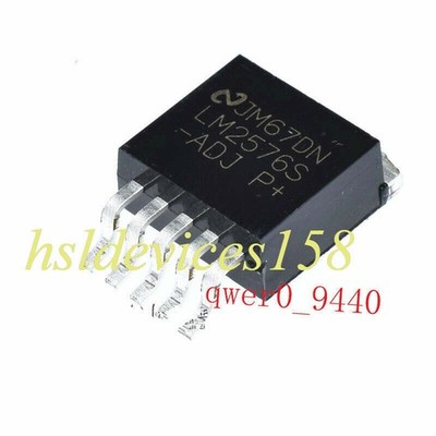 20Pcs NEW LM2576S-ADJ LM2576S Patch TO-263-5 Adjustable Voltage Regulator #xh