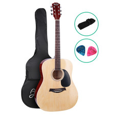 Alpha 41” Inch Acoustic Guitar Classical Wooden Folk Full-Size Steel String New