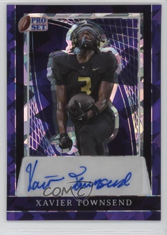2024 Leaf Pro Set Metal Purple Crystals 4/7 Xavier Townsend #PA-XT2 Auto 1jw5