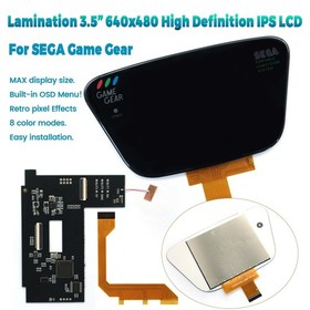 3.5" Laminated High Definition IPS LCD Kit W/Shell Case For For SEGA Game Gear