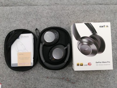 EARFUN Wave Pro ANC Hi-Res Wireless Headphones 80H Playtime Used 