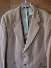 Men's 100 Camel Hair Blazer 46L Vintage 60's-70"s Made in Slovakia Sport Coat