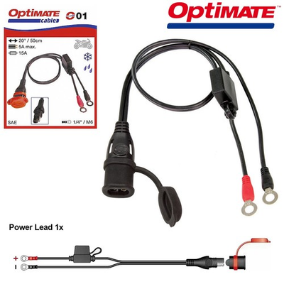 #ad OptiMate 01 Weatherproof battery Power Lead UK Supplier amp; Warranty 2026 NEW GBP 8.47