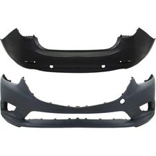Front Rear Bumper Covers Set For 2014-2017 Mazda 6